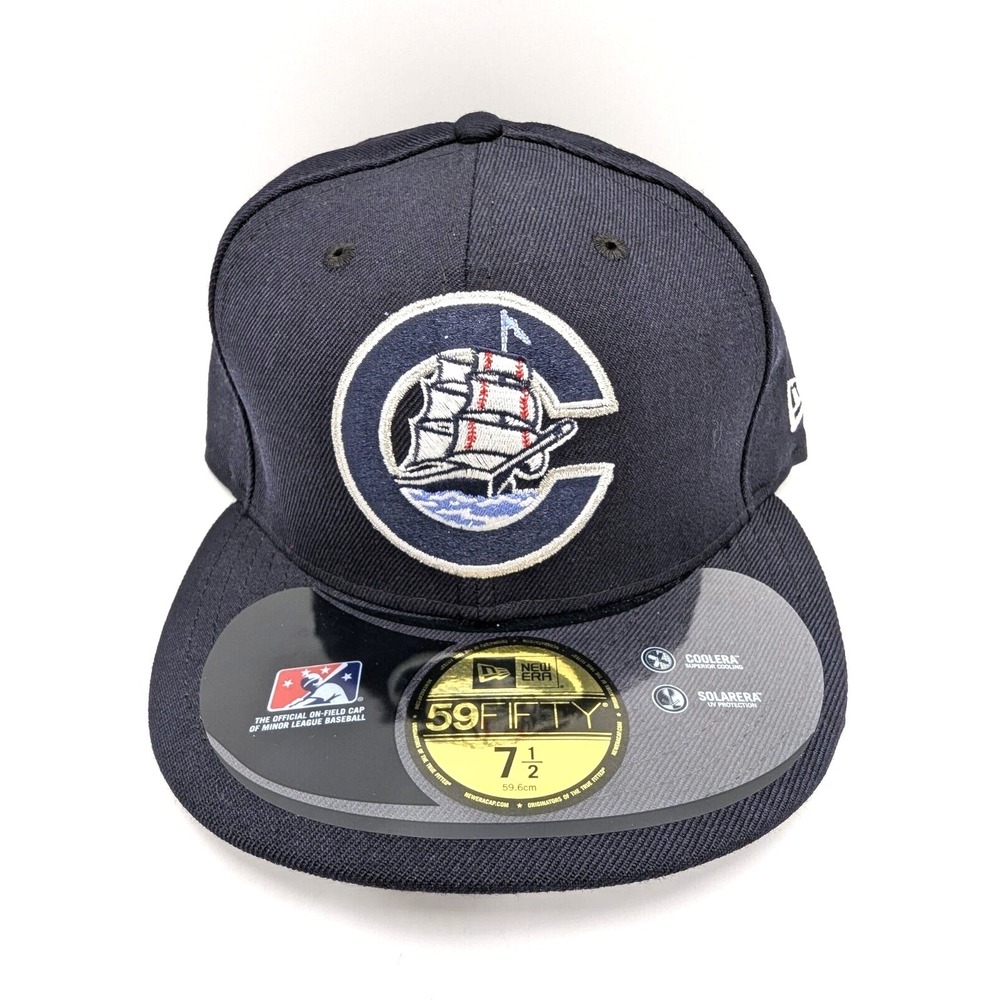 Vintage Columbus Clippers MiLB New Era 59FIFTY Wool Hat 7 1/2 Made in USA NEW